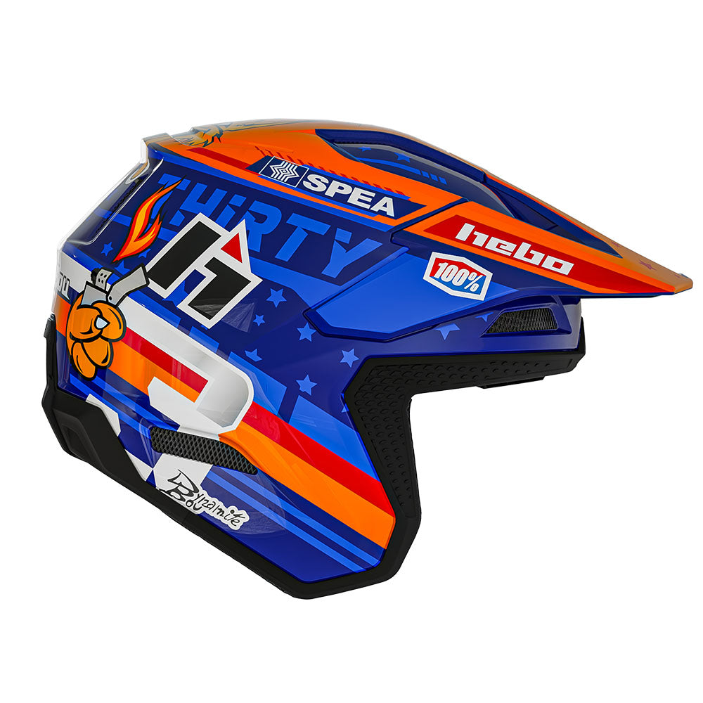 Hebo HELMET ZONE PRO TONI BOU BLUE L Blue 