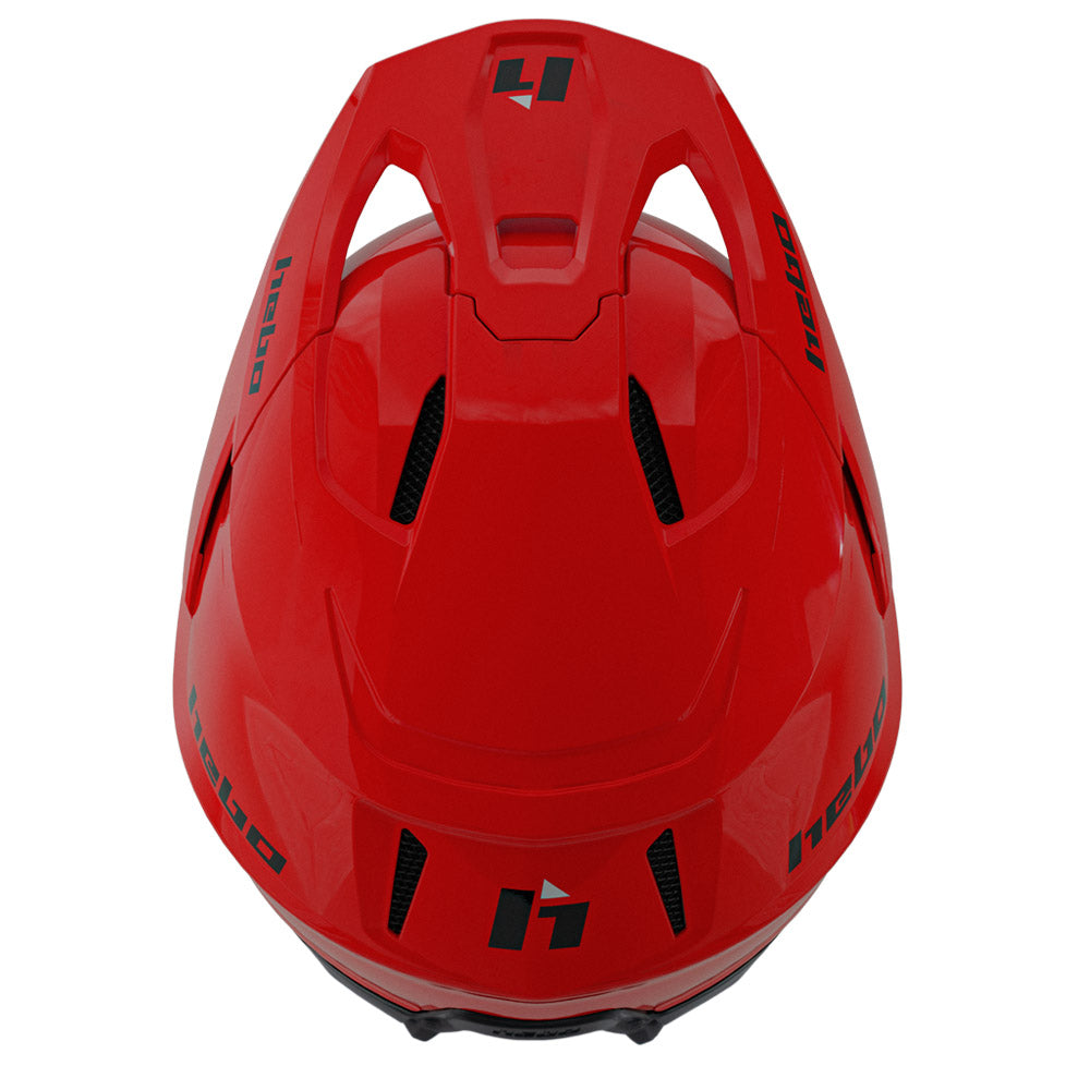 Hebo Helmet Zone Pro Monocolor Red  Black  L