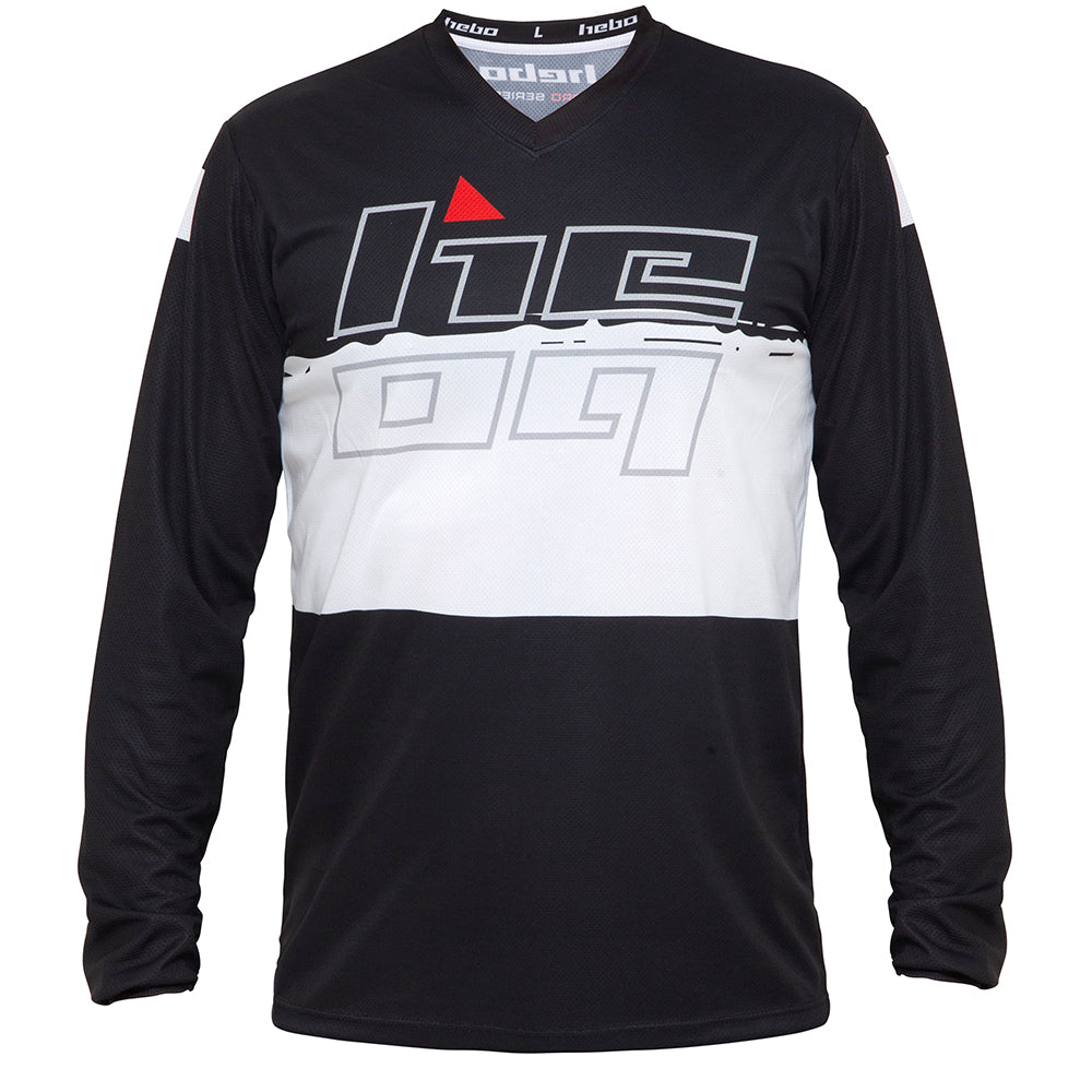 HEBO SHIRT PRO BLACK/WHITE  BLACK  XXL