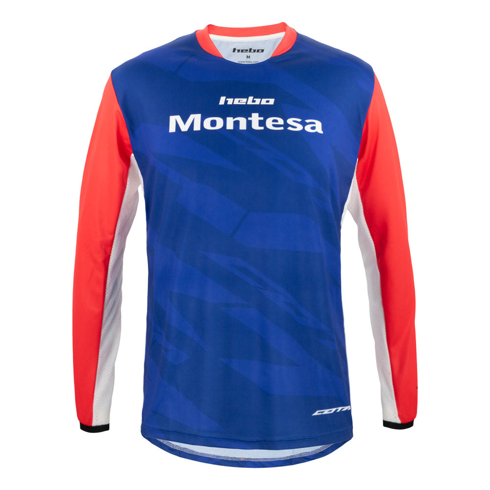 HEBO SHIRT MONTESA CLASSIC TECH 24 BLUE/RED  BLUE/RED  M