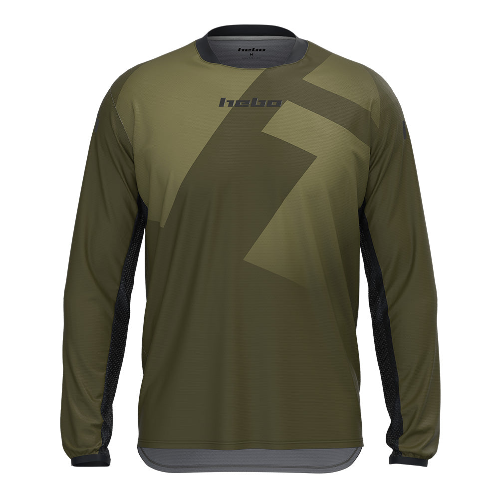 Hebo Shirt TECH25 Khaki  Green  M