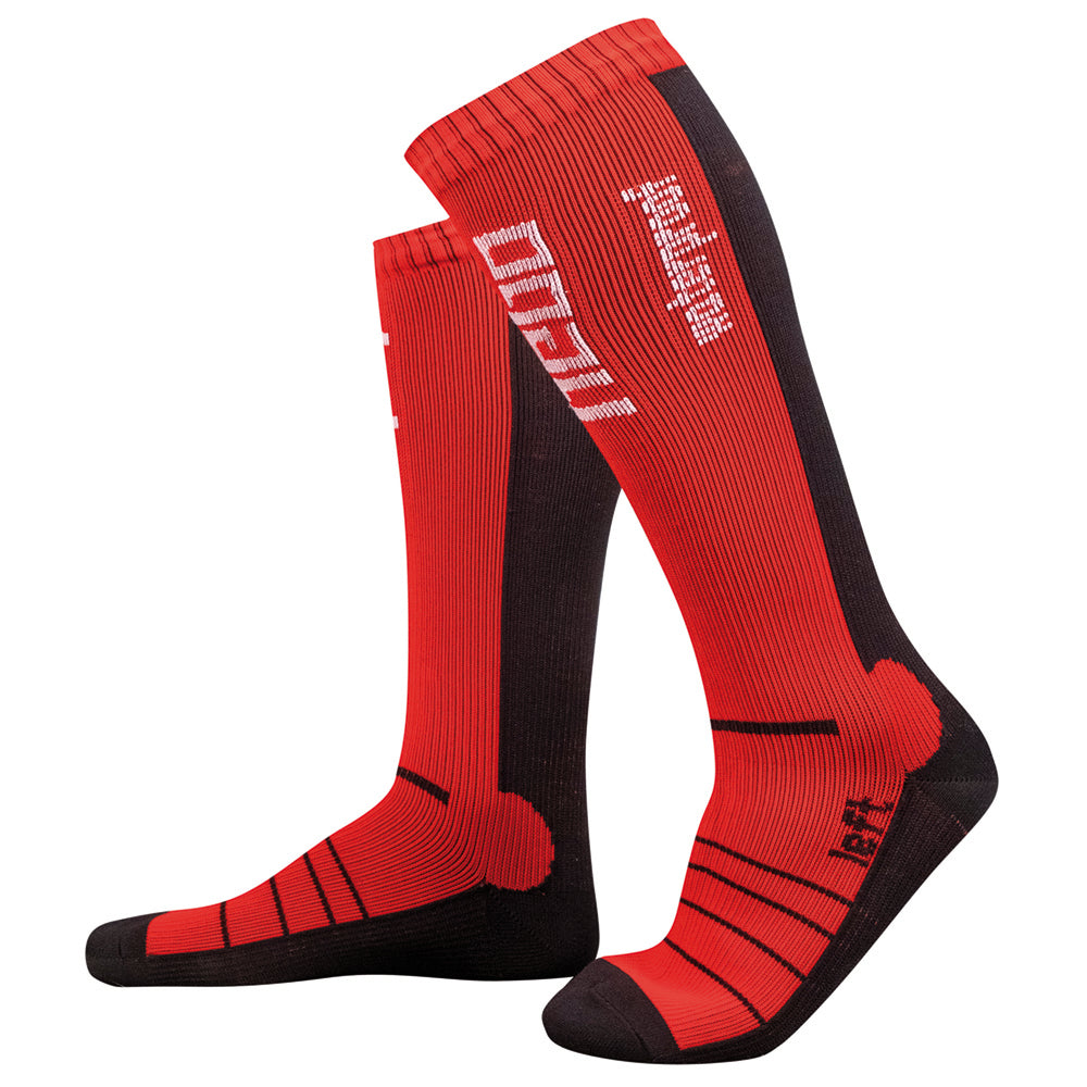 HEBO SOCKS WATERPROOF RED  RED  L