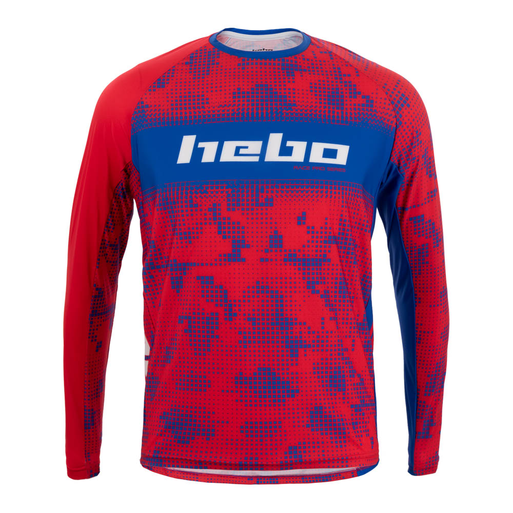 HEBO SHIRT RACE PRO V RED  RED  L