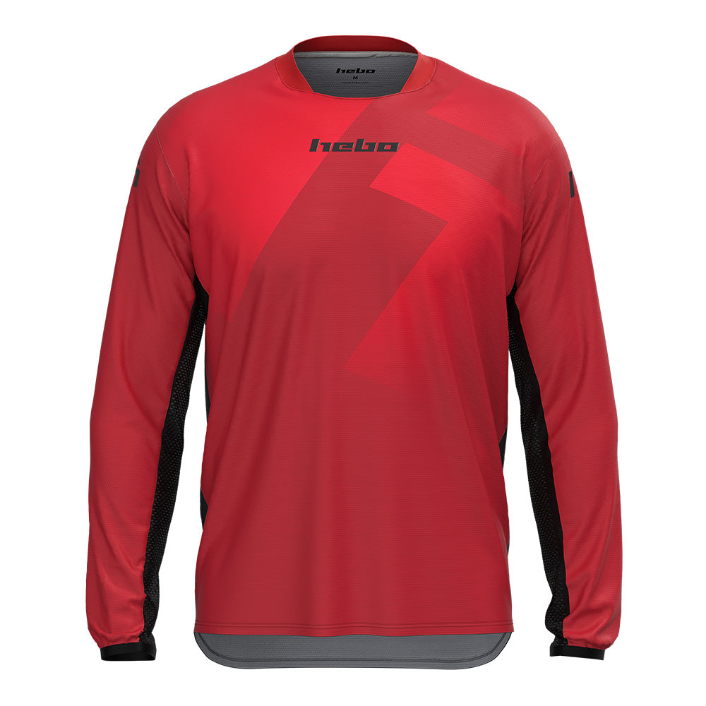 HEBO SHIRT TECH25 RED  RED  L