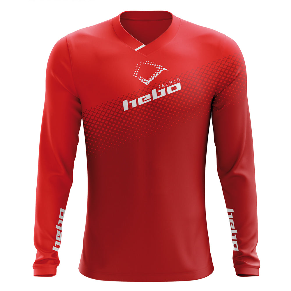 Hebo Shirt Tech 10 Evo Red  Red  S
