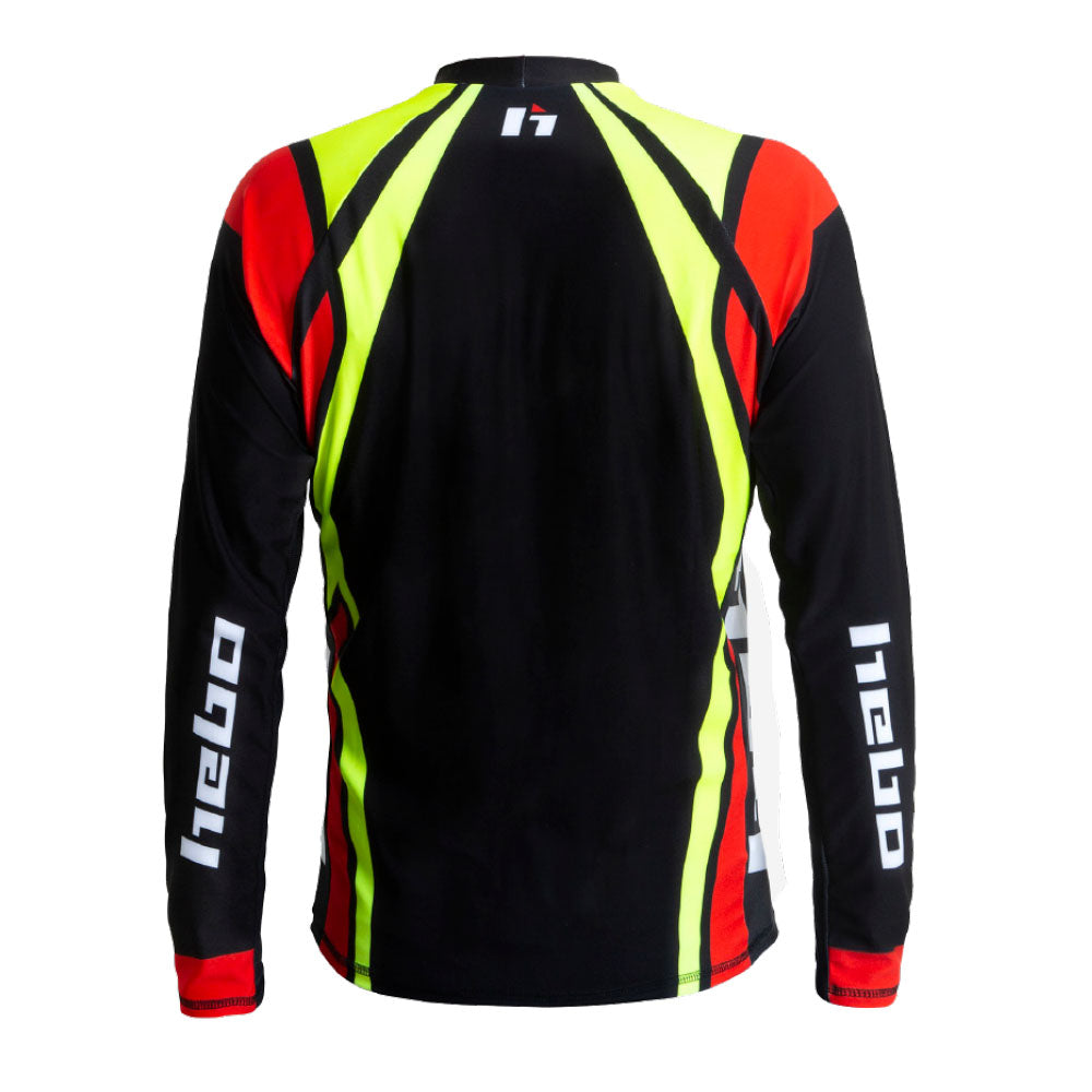 Hebo Shirt Race Pro Black  Black  XXL