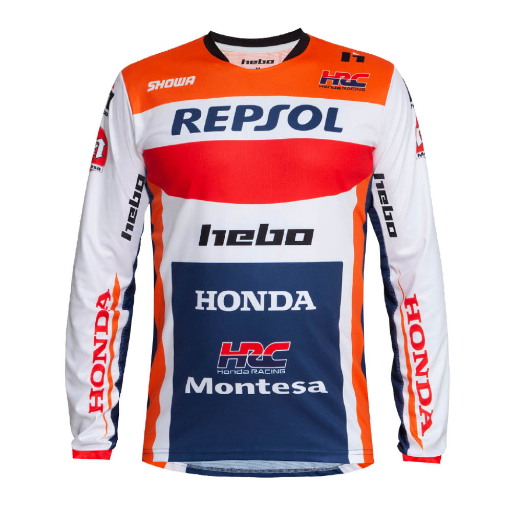 HEBO SHIRT MONTESA TEAM TECH  ORANGE  L