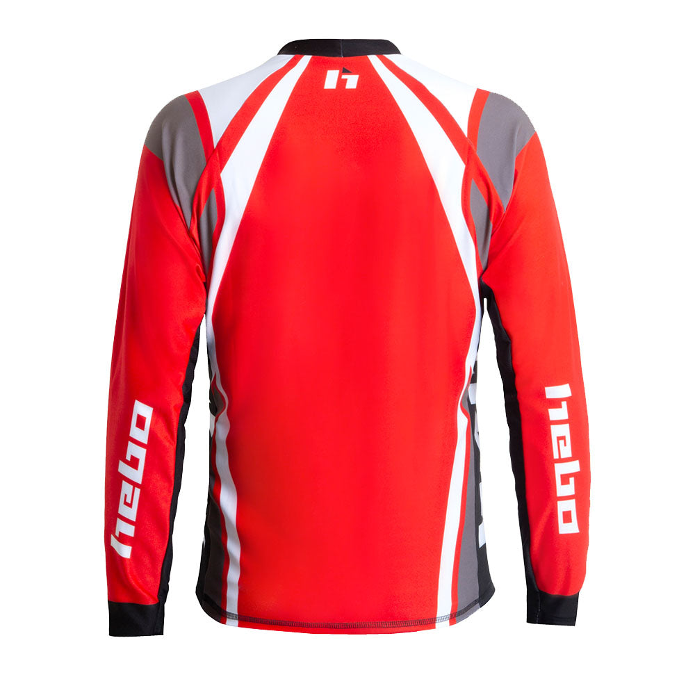 HEBO SHIRT RACE PRO RED  RED  M