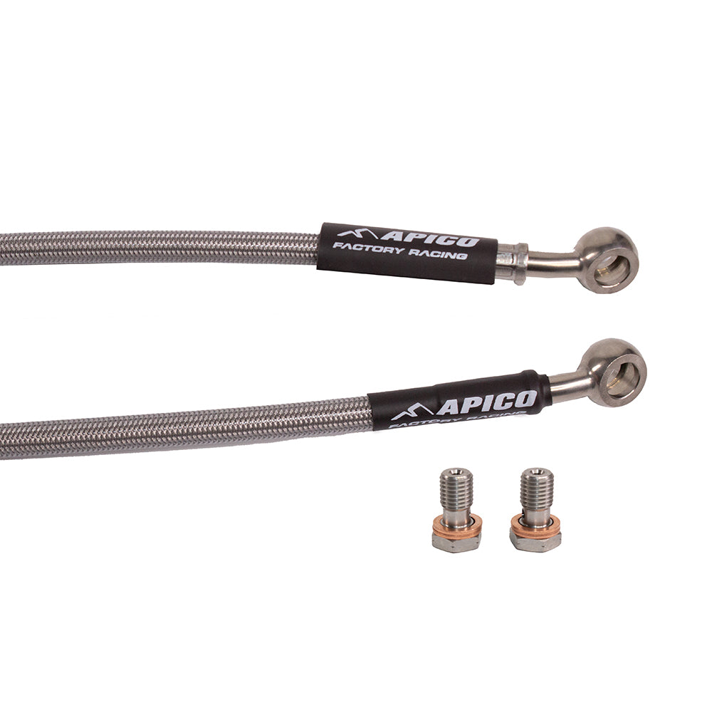 APICO CLUTCH HOSE KTM/HQV/GAS SX85 21-25,  TC85 21-25,  MC85 21-25  SILVER