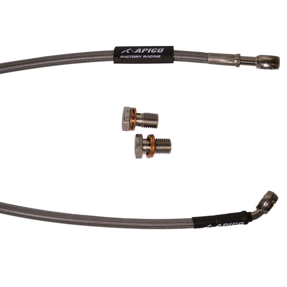 APICO BRAKE HOSE REAR KAWASAKI KX125-250 1989, KX500 89-90 + 94-95 (R)