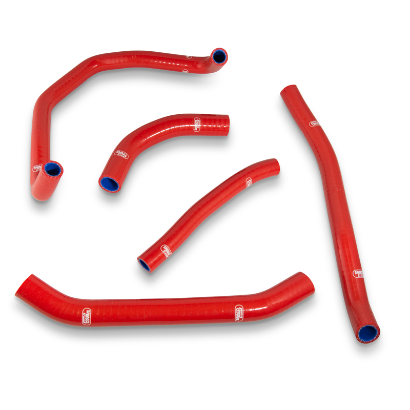 Samco Sport Coolant Hose 5 Piece Kit Red 16-19 Honda 1100 Africa Twin CRF L Oem Design Samco Hon-108-rd