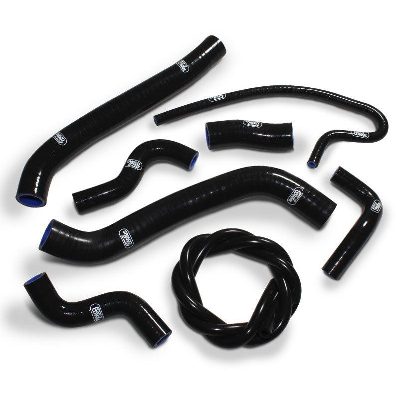Samco Sport Coolant Hose 7 Piece Kit Black 19-23 CRF450L 21-26 CRF450RL Honda, Samco Sport Hon-120-bk