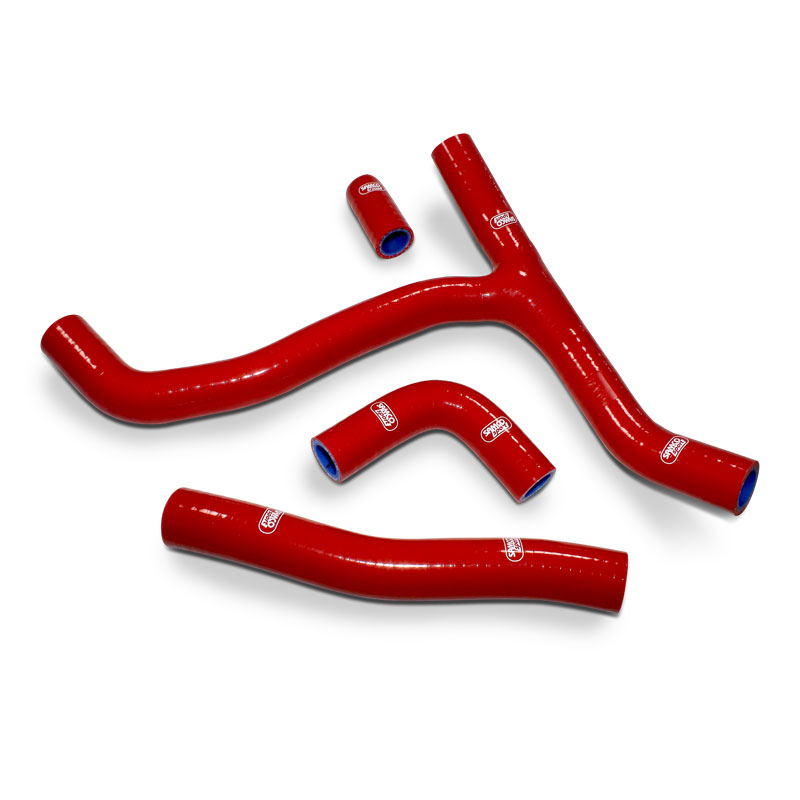 Samco Sport Coolant Hose 4 Piece Kit Red 17-20 Honda 450 CRF R Rwe Rx Samco Sport Hon-123-rd