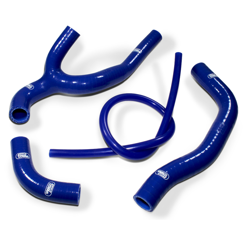 Samco Sport Coolant Hose 4 Piece Kit Blue 05-08 Honda 450 CRF R Samco Sport Hon-28-bu