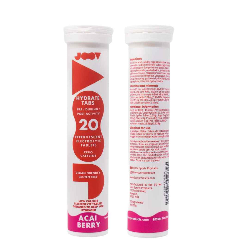 JOOV JOOV HYDRATE TABS ACAI BERRY X1 BOX = 12 TUBES   