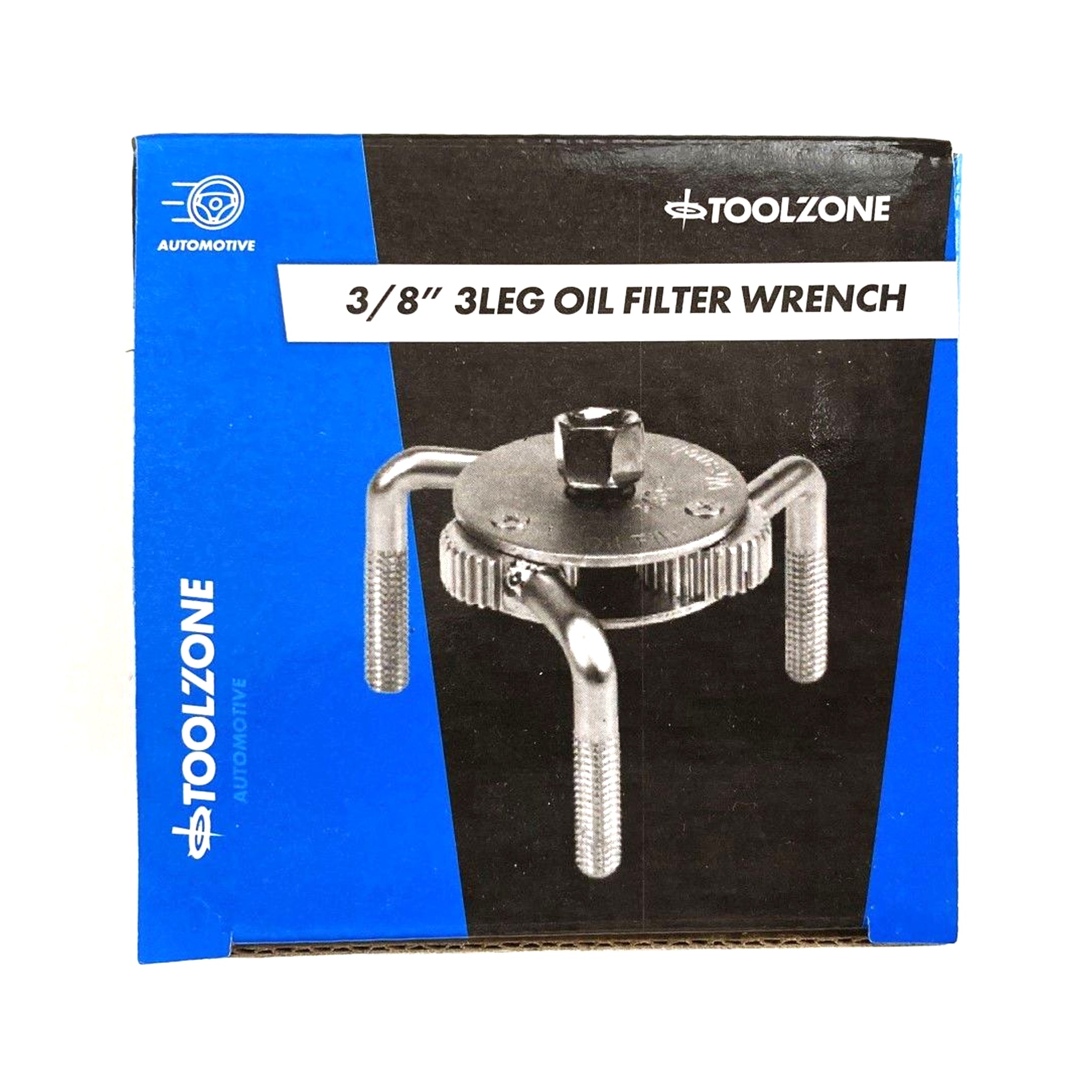 Toolzone Oil Filter Wrench 3/8 Drive 3 Leg 70-130mm - Toolzone Kdpau336