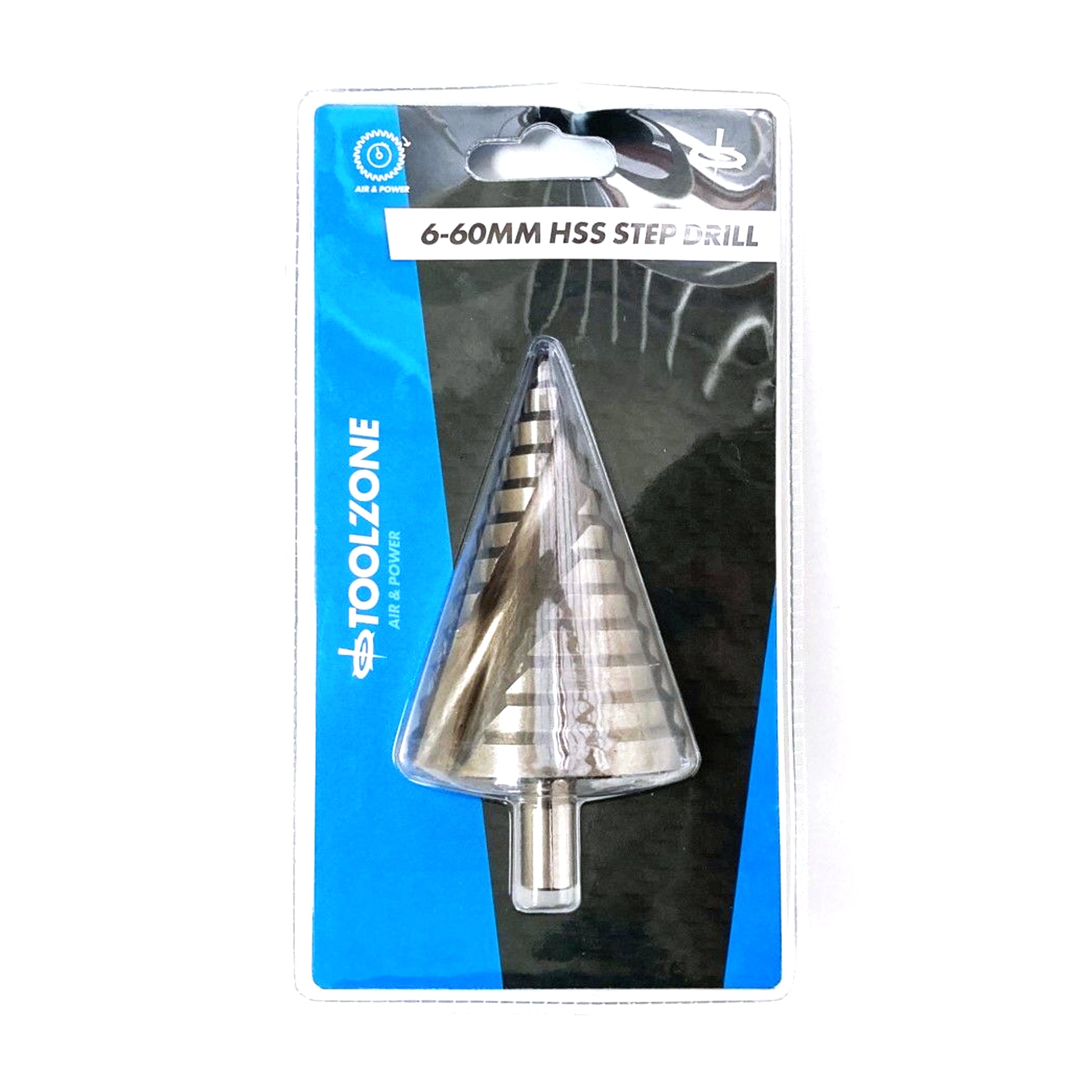 Toolzone Step Drill Hss 6-60mm 12 Steps 1/2 Shank - Toolzone Kdpdr036