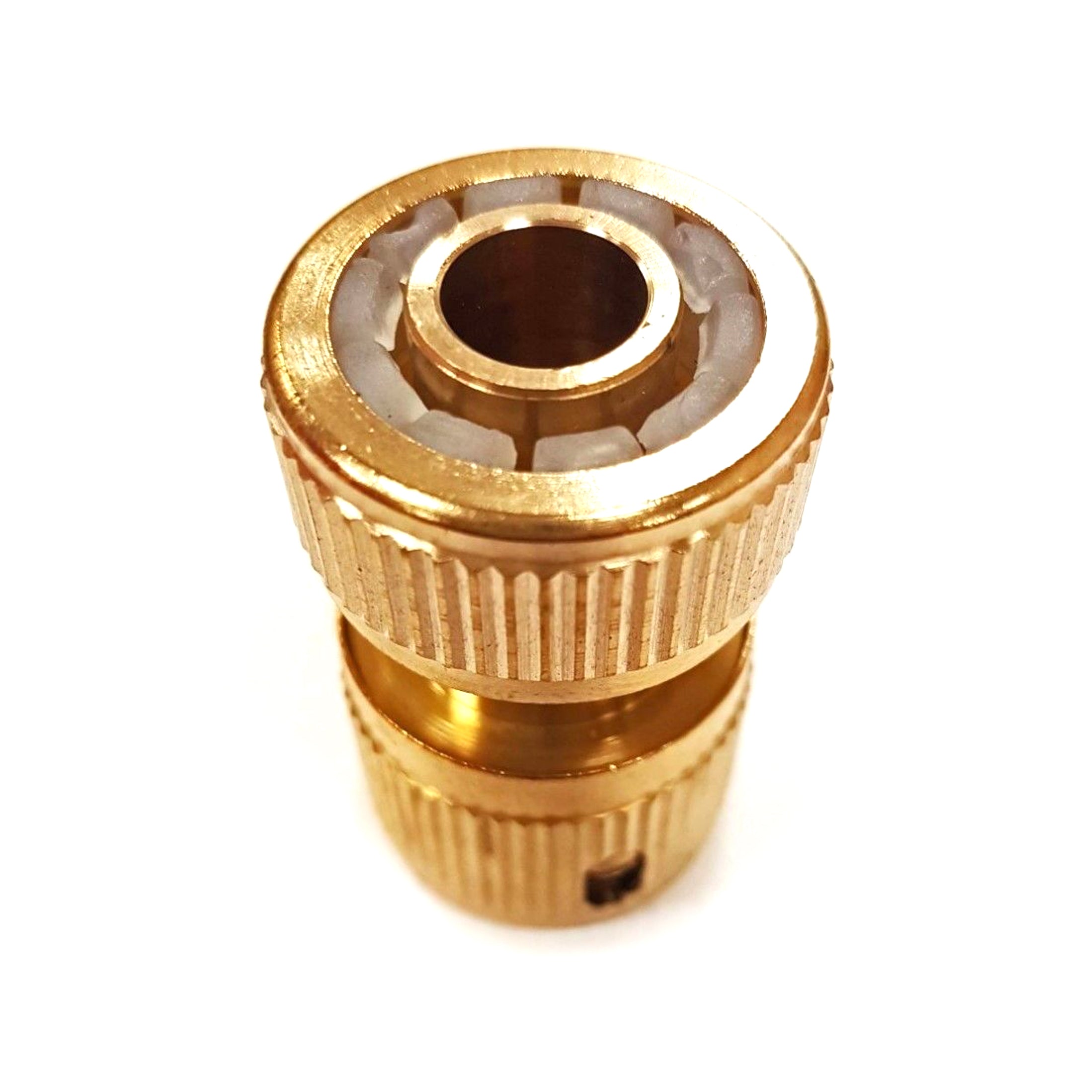 Toolzone Water Stop Connector Solid Brass - Toolzone Kdpgd300