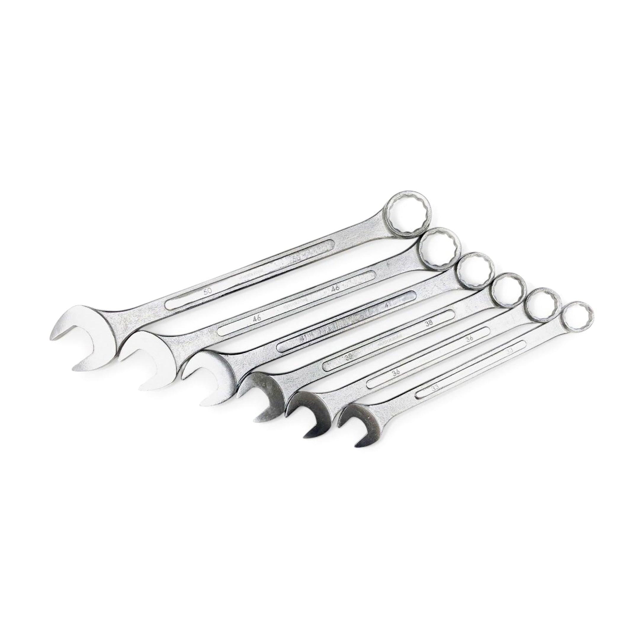 Toolzone Jumbo Combination Spanners Set 6pc 33-50mm - Toolzone Kdpsp008