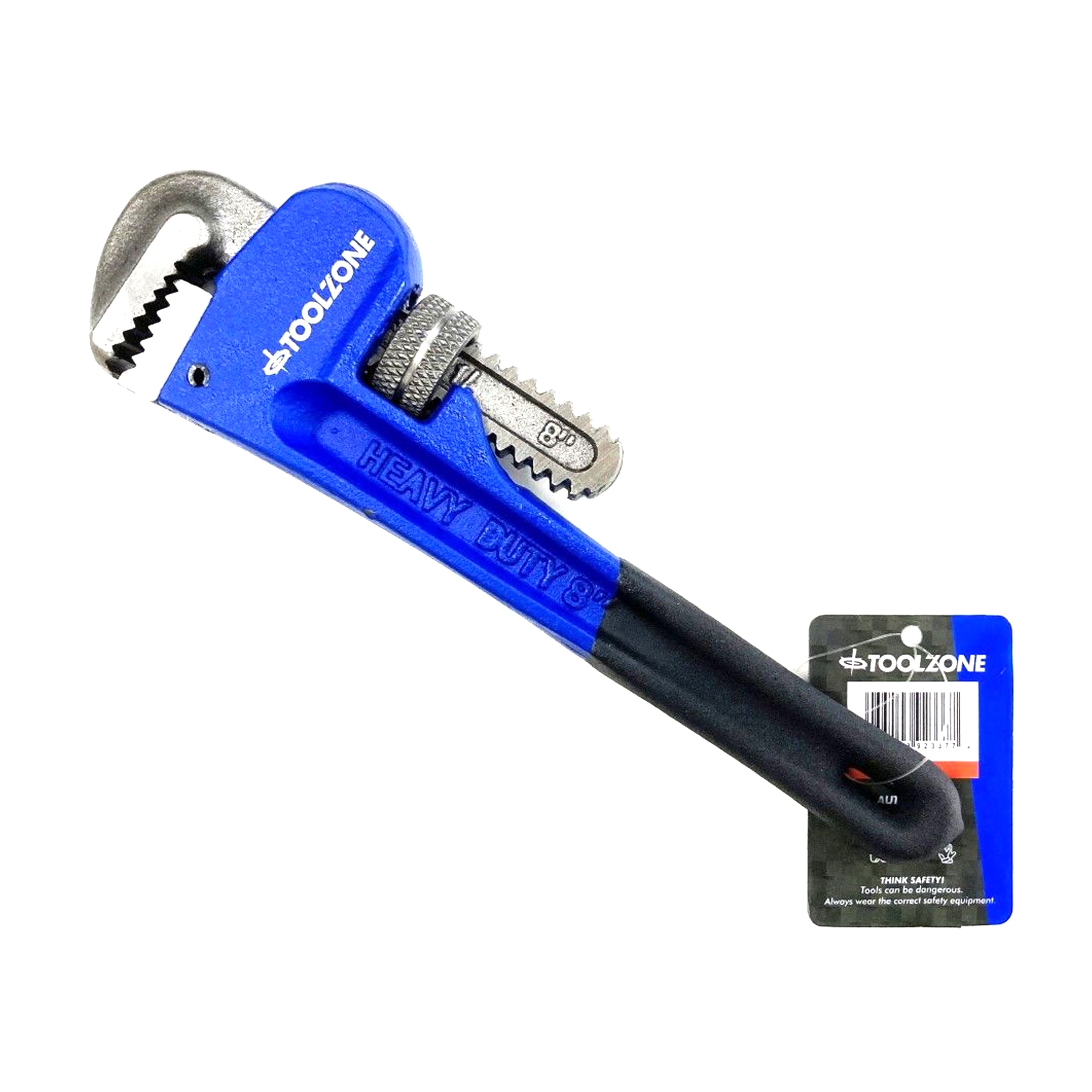 Toolzone Stillson Wrench 8 Drop Forged Carbon Steel Max Jaw 30mm - Toolzone Kdpsp180