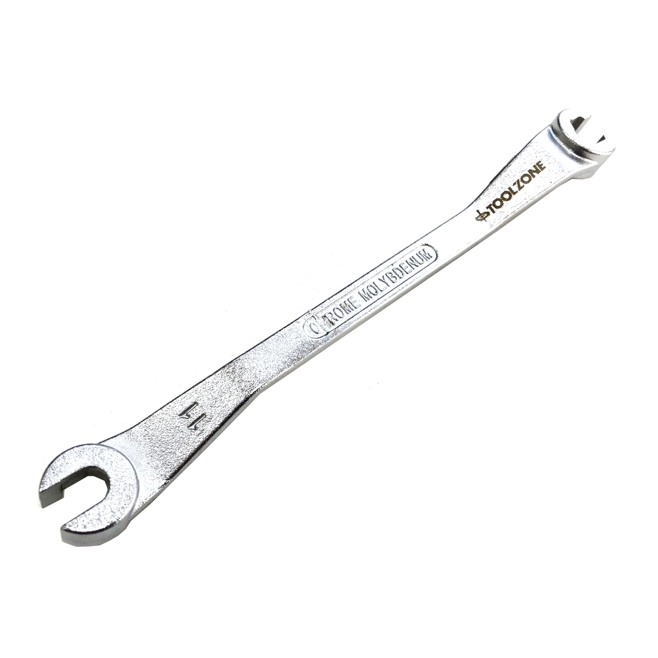 Toolzone Brake Line Spanner 10 X 11mm 180mm Offset Design - Toolzone Kdpsp196
