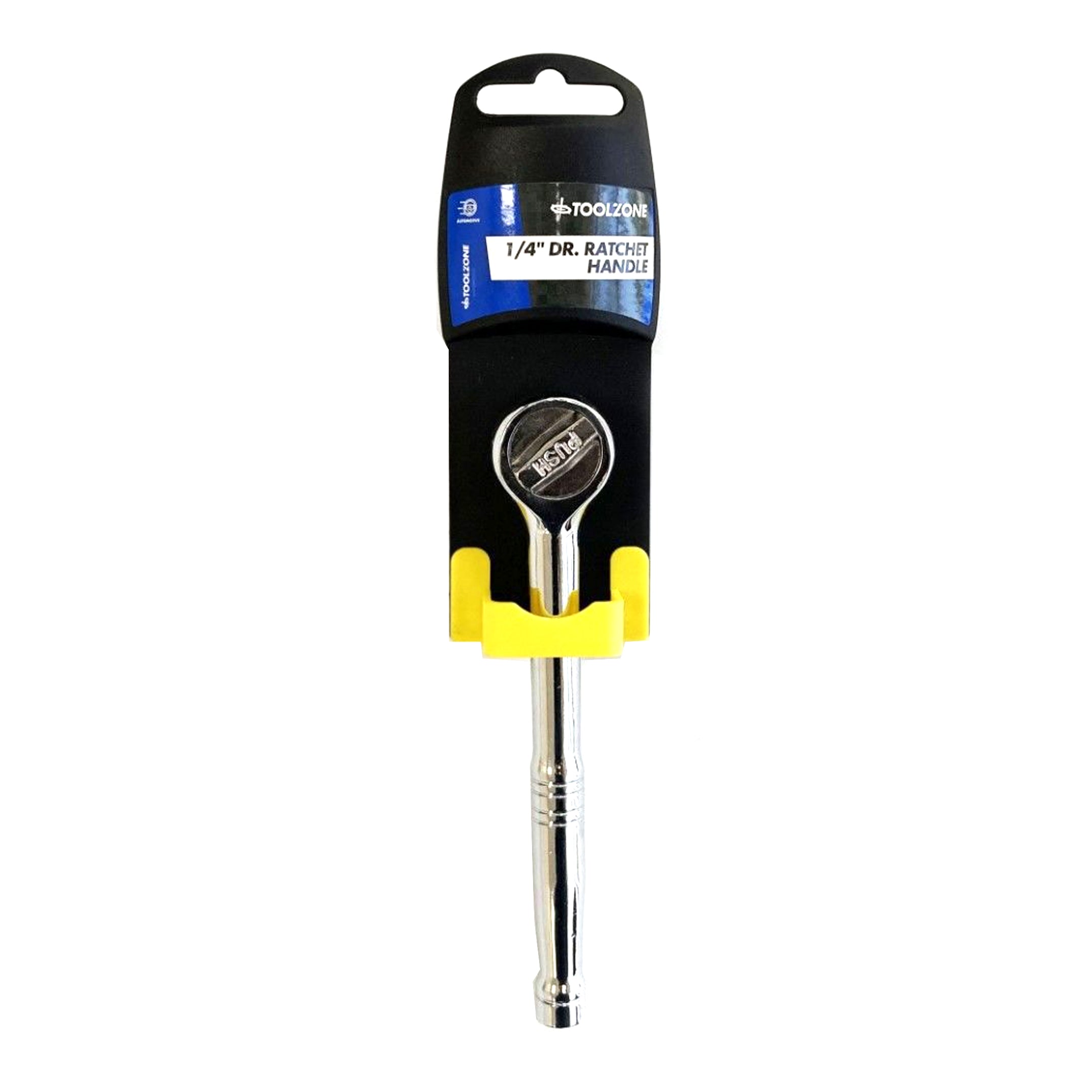 Toolzone Ratchet Handle 1/4 Drive Polished Chrome Quick Release - Toolzone Kdpss239