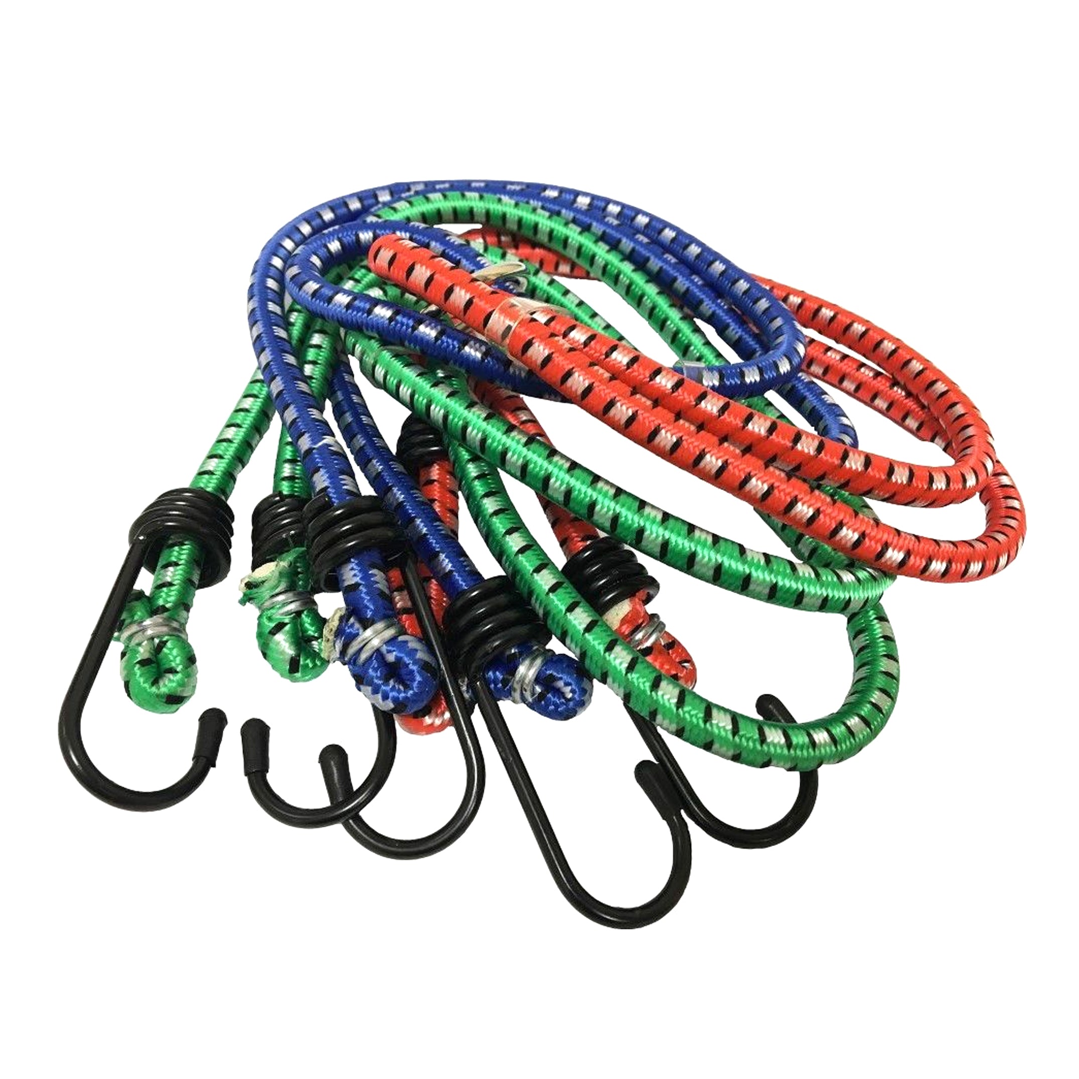 Toolzone Bungees 3pc 40 8mm with Hooks - Toolzone Kdptd005