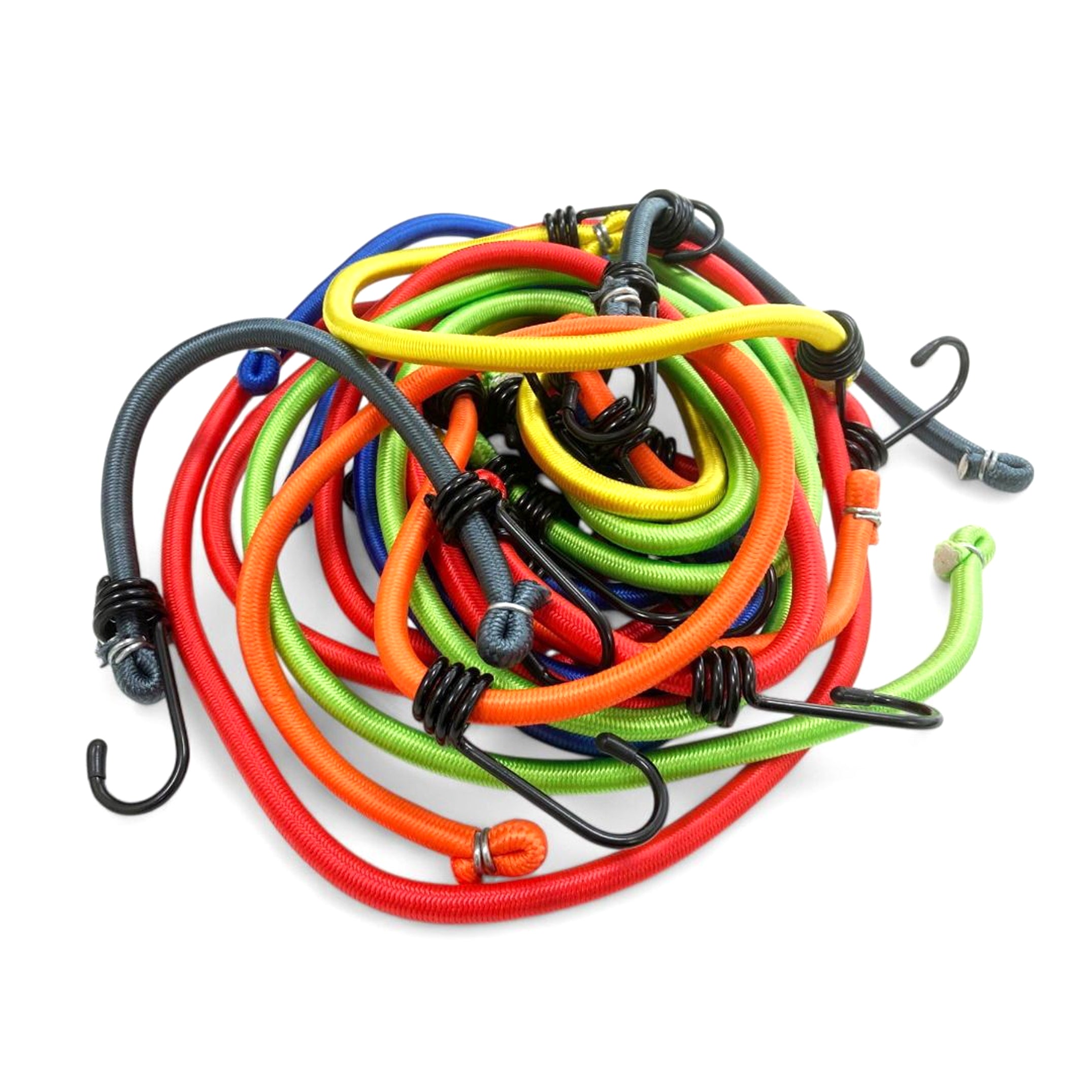 Toolzone Bungee Set 12pc Assorted 8mm 300mm 450mm 600mm 750mm 900mm 1300mm - Toolzone Kdptd007