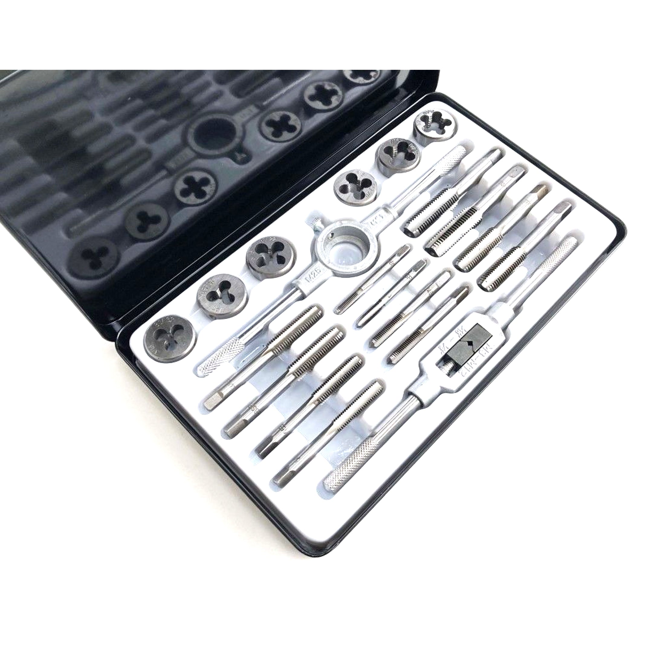 Toolzone Tap and Die Set Bsf 20 Piece 3/16-1/2 Tungsten Alloy Steel - Toolzone Kdptp098
