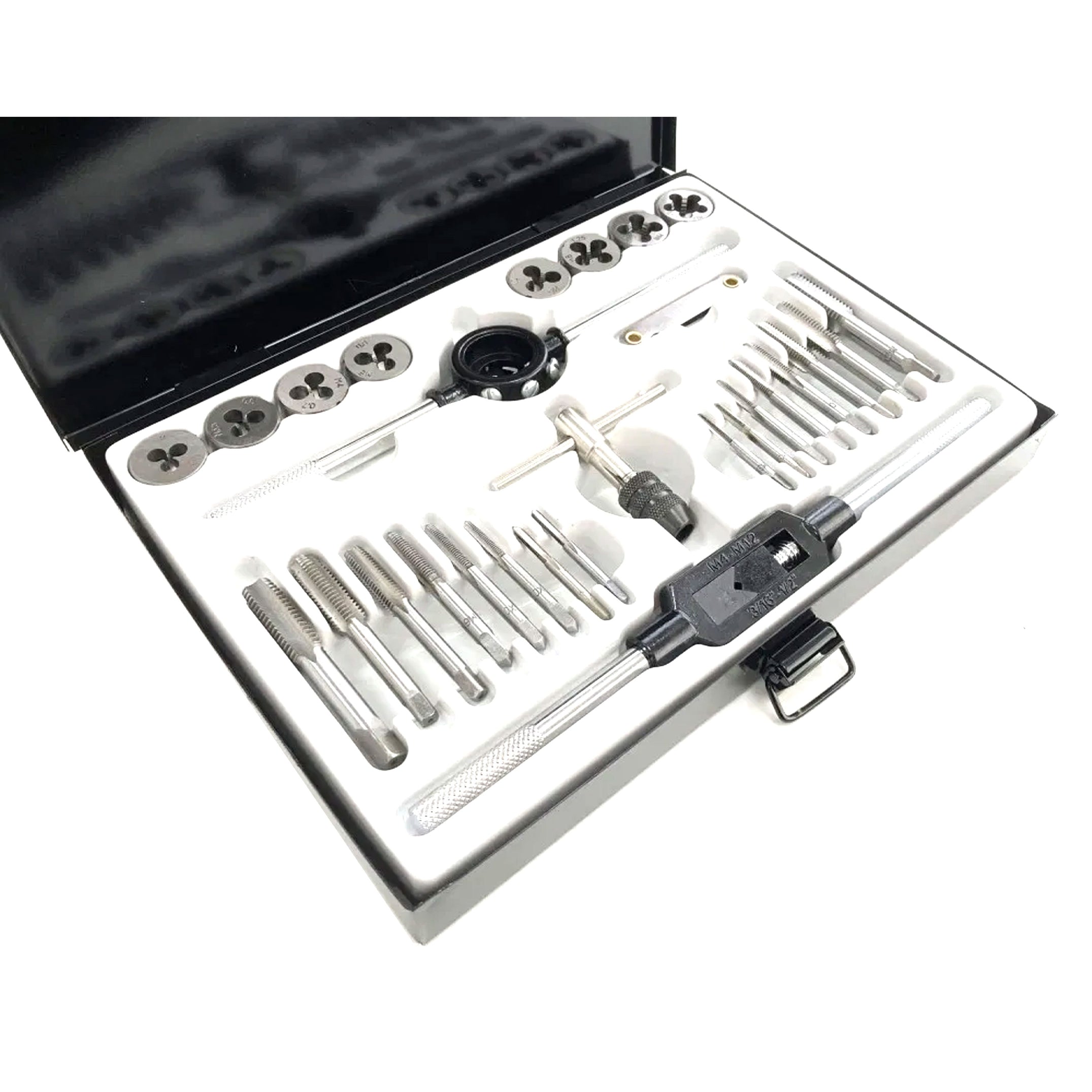 Toolzone Tap and Die Set Metric 28 Piece Alloy Steel with Wrenches - Toolzone Kdptp099