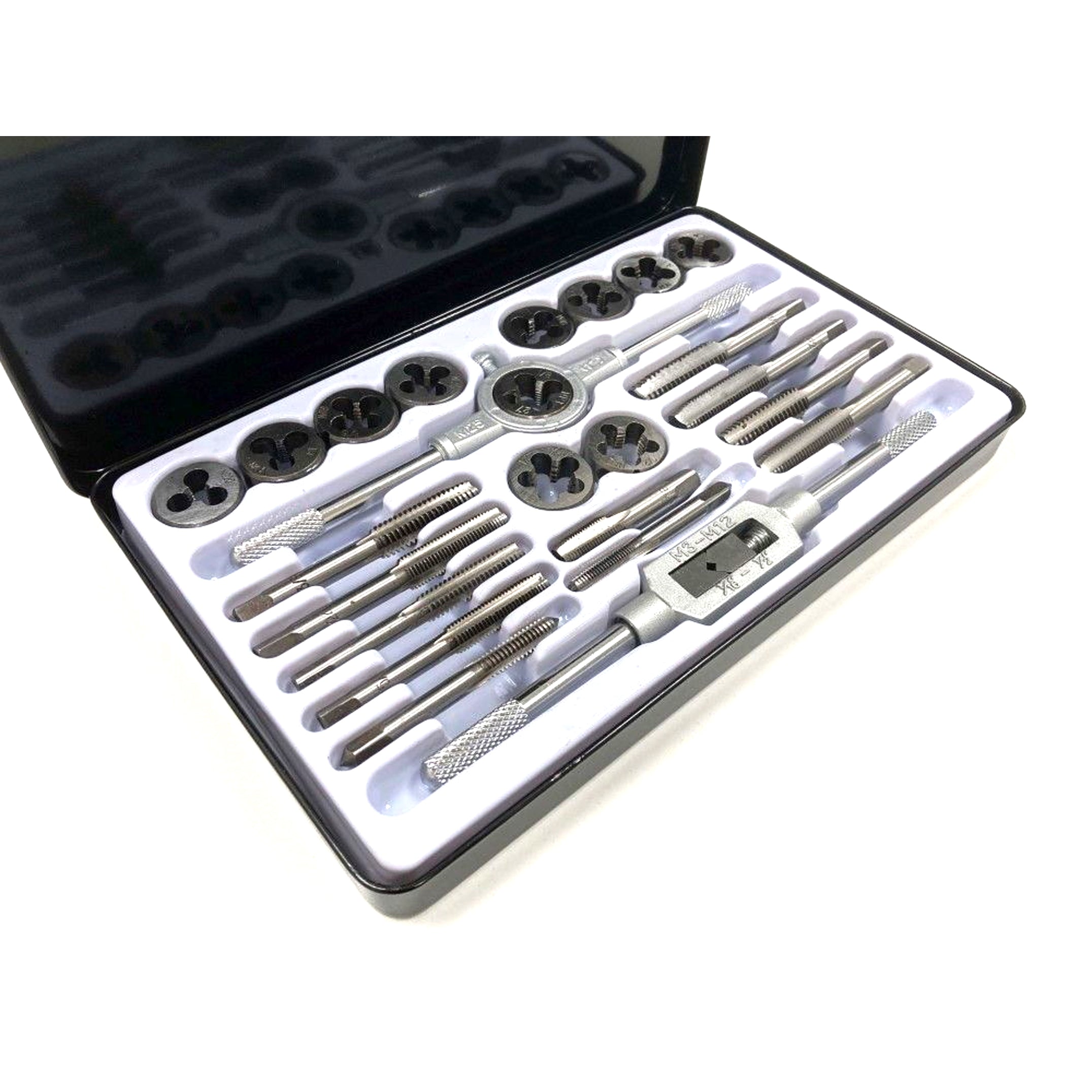 Toolzone Tap and Die Set Unf/unc 24 Piece Alloy Steel with Wrenches - Toolzone Kdptp103