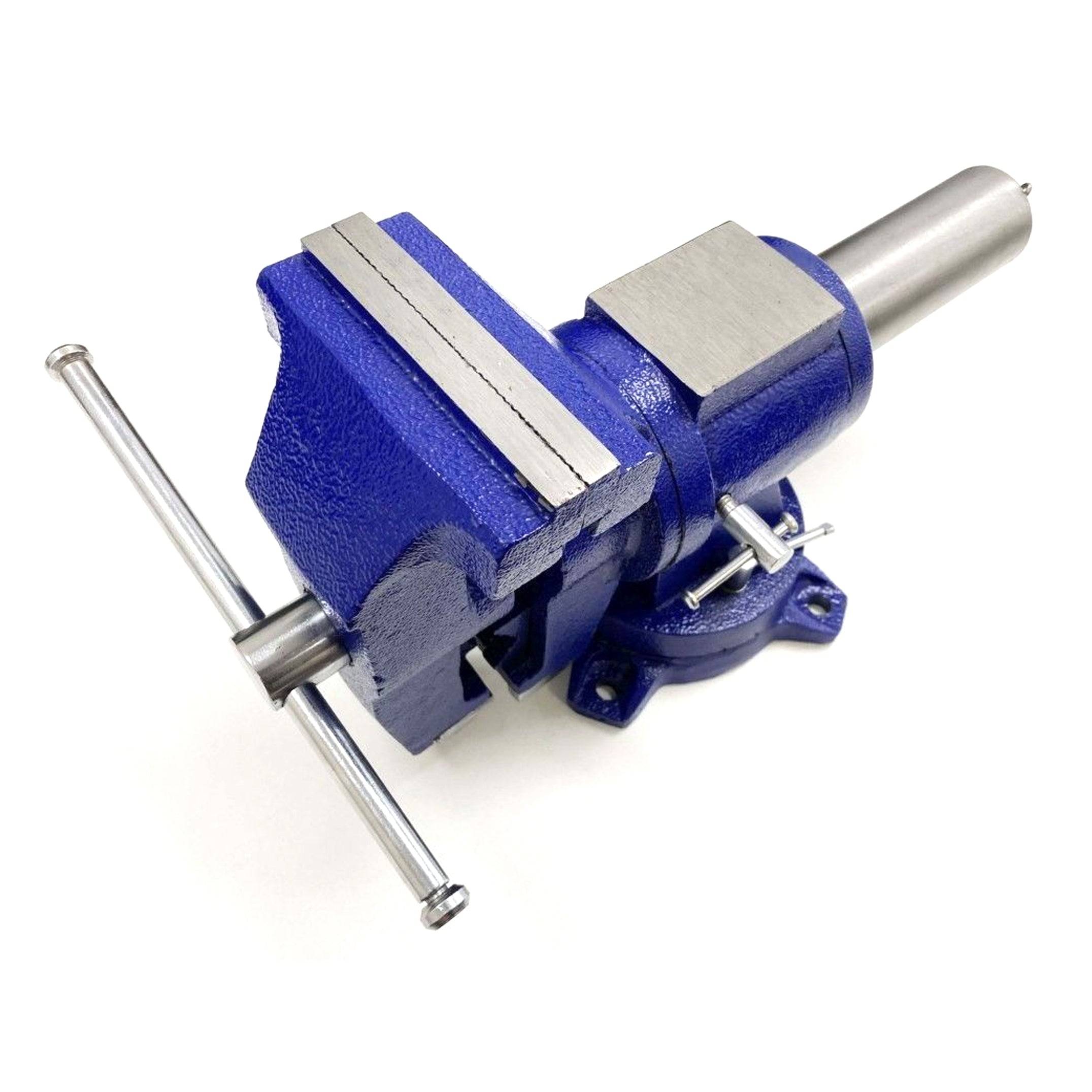 Toolzone York Vice Rotating Body Pipe Clamp 5 125mm Jaw 360° Swivel Base - Toolzone Kdpvc015