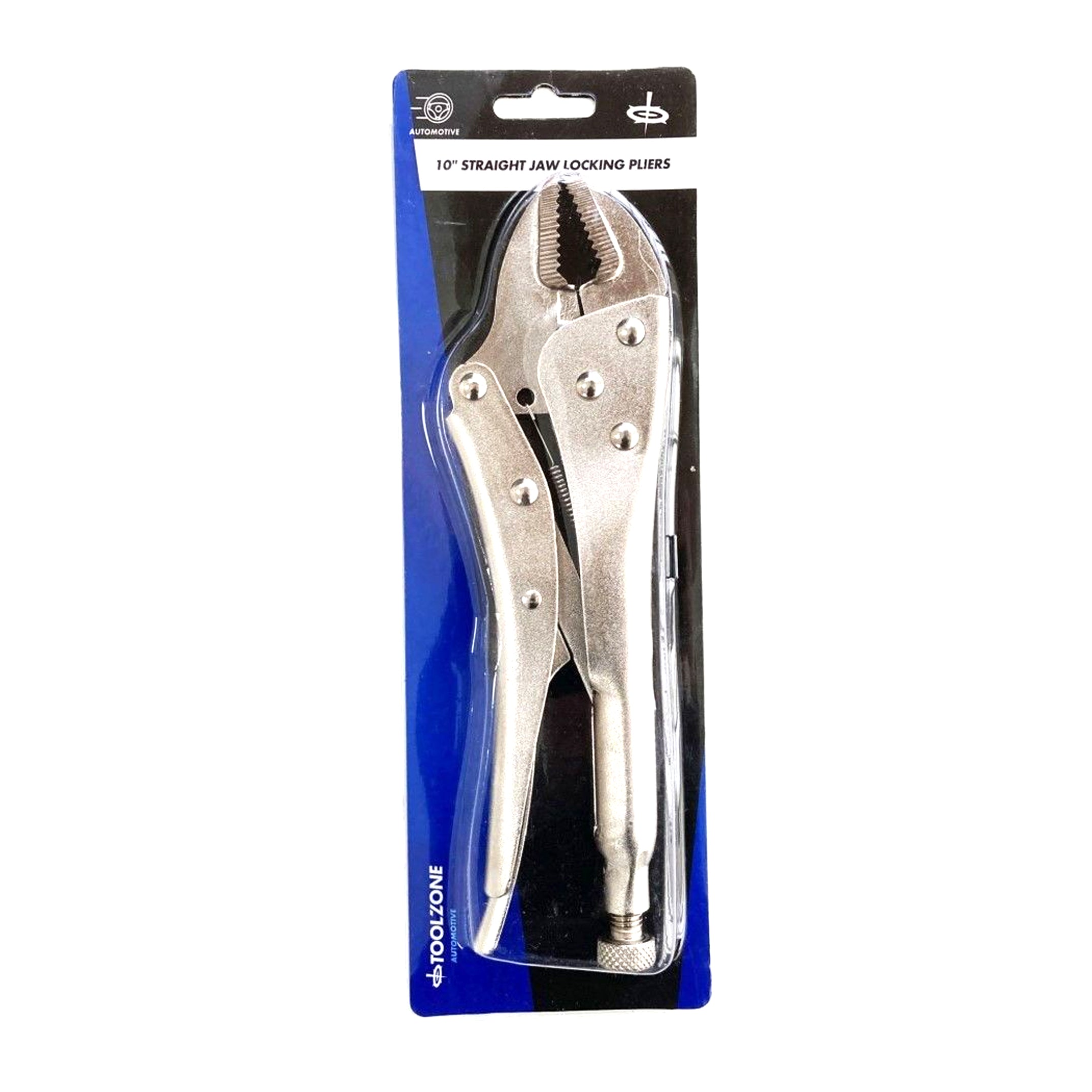 Toolzone Locking Plier Straight Jaw 10 - Toolzone Kdpwr169