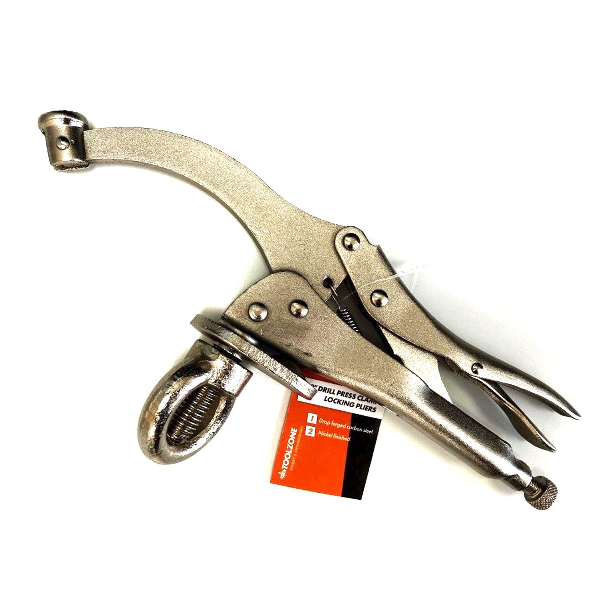 Toolzone Locking Pliers Drill Press Clamp 9 - Toolzone Kdpwr178