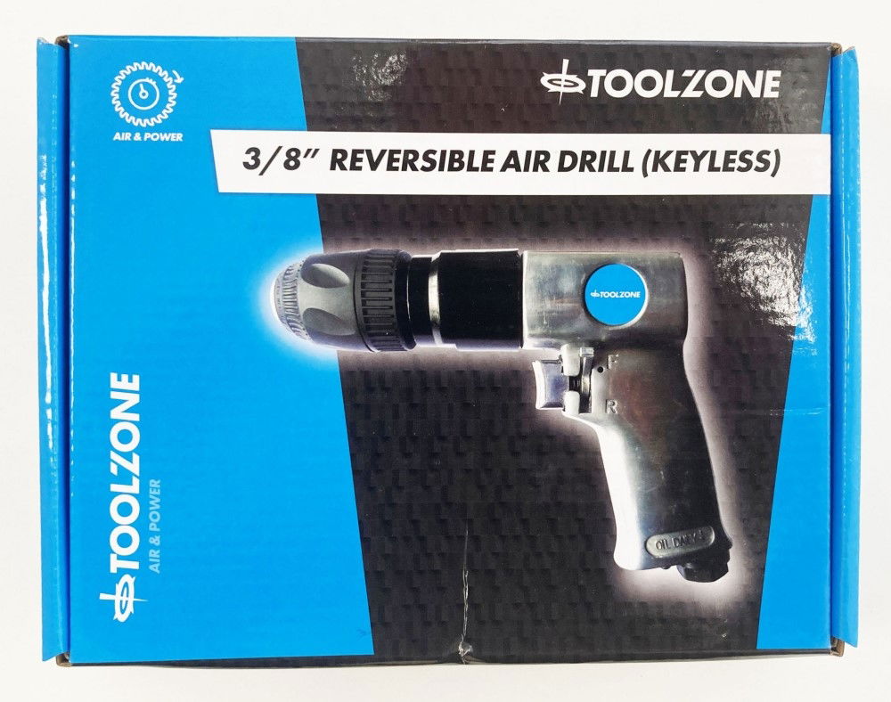 Toolzone Reversible Air Drill 3/8 Chuck - Toolzone Kdpat018