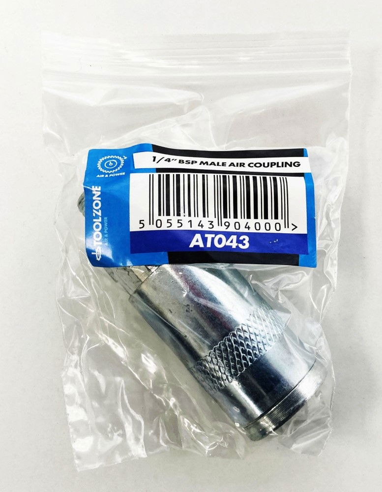 Toolzone Air Coupling Quick Release 1/4 Bsp Male Thread - Toolzone Kdpat043