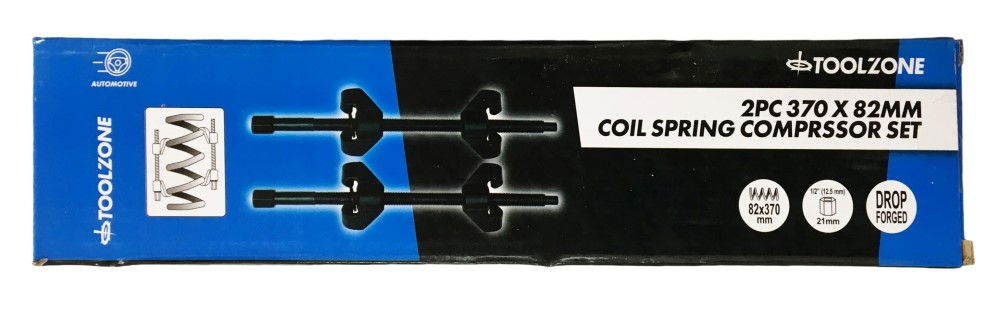Toolzone Coil Spring Compressor 2pc 370x82mm 1/2sq Drive - Toolzone Kdpau005