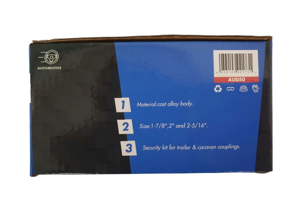 Toolzone Ball Hitch Security Coupling for 1 7/8, 2 and 2-5/16 with Keys - Toolzone Kdpau050