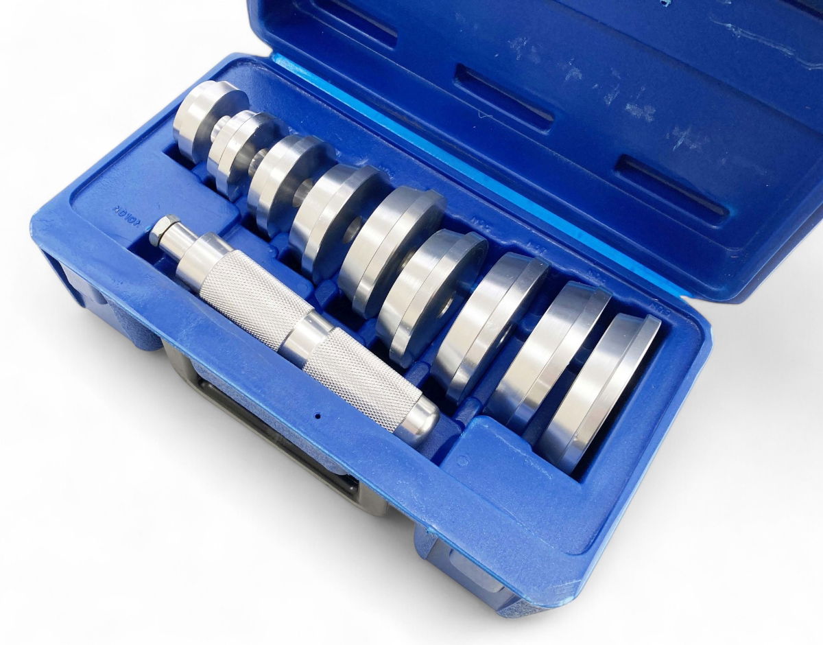 Toolzone Bearing Race and Seal Driver Set 10pc Aluminium with Handle - Toolzone Kdpau066