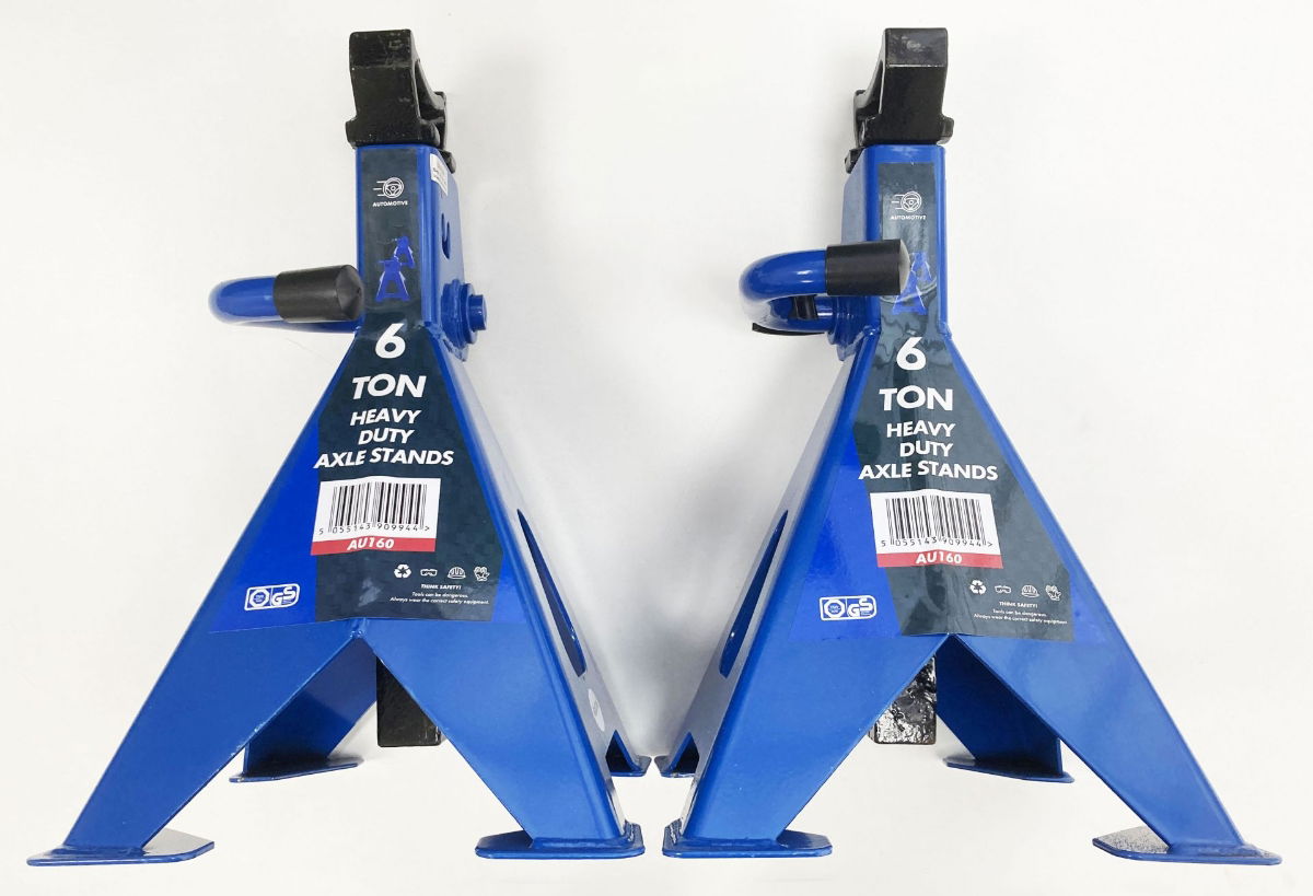 Toolzone Axle Stands 6 Ton 1 Pair - Toolzone Kdpau160