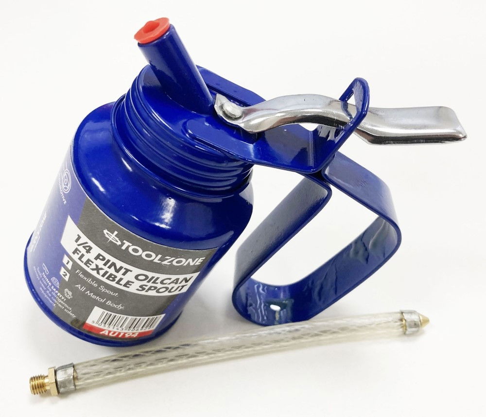 Toolzone Oil Can 1/4 Pint with Flexible Spout - Toolzone Kdpau194