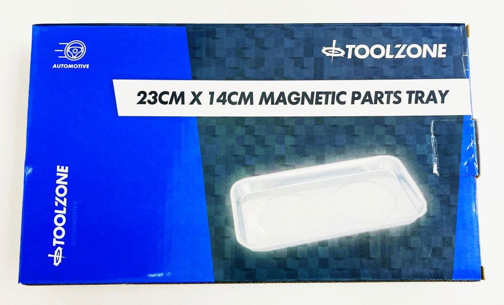 Toolzone Magnetic Parts Tray Stainless Steel 140 X 240mm - Toolzone Kdpau210