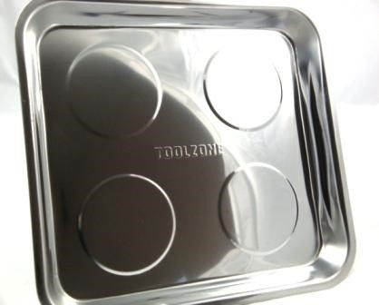 Toolzone Magnetic Parts Tray Stainless Steel 260 X 290mm - Toolzone Kdpau211