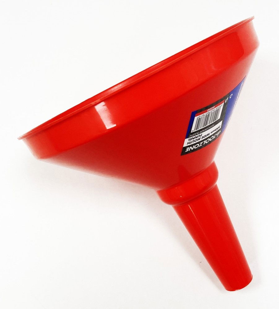 Toolzone Plastic Funnel Orange 200mm - Toolzone Kdpau250