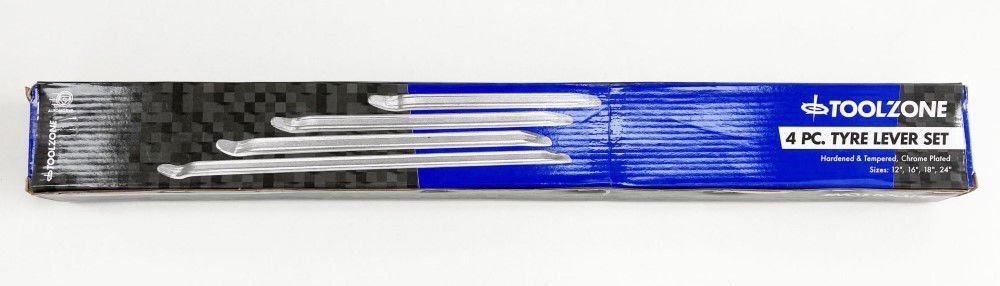 Toolzone Tyre Lever Set 4pc 12 16 18 24 with Tetron Pouch - Toolzone Kdpau373