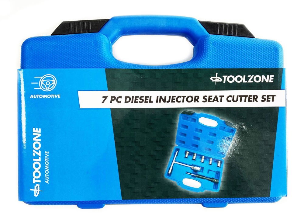 Toolzone Diesel Injector Cutter Set 7pc with Reamers and Extension - Toolzone Kdpau378