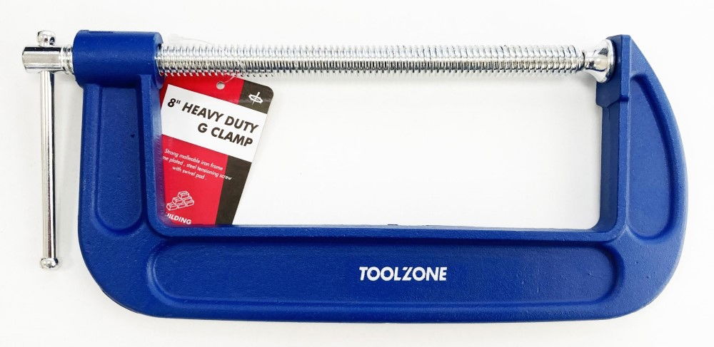 Toolzone G Clamp Heavy Duty 8 - Toolzone Kdpcl092