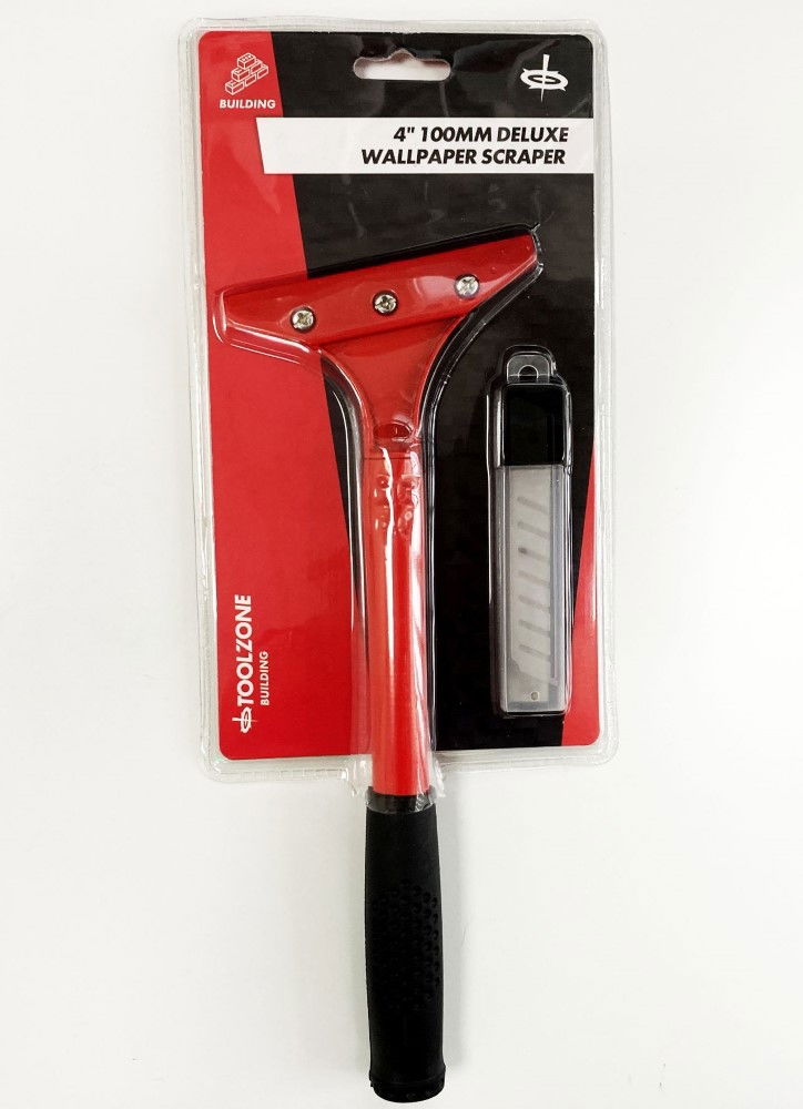 Toolzone Wallpaper Scraper 4 with 5 Blades Metal Body - Toolzone Kdpdc185