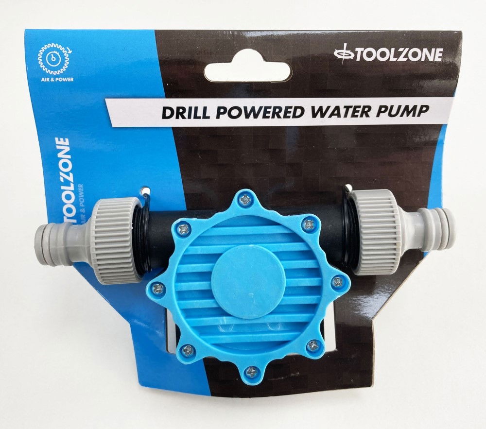 Toolzone Drill Powered Water Pump Max Flow 1.2m³/h Max Suction 3m - Toolzone Kdpdr031