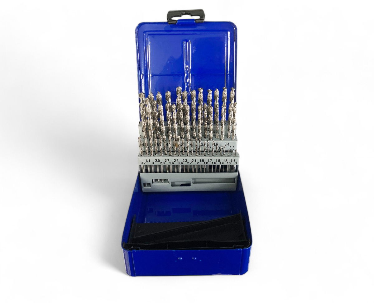 Toolzone Drill Bit Set Hss 51pc 1-6mm in 0.1mm Increments - Toolzone Kdpdr041